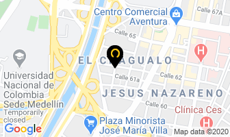 Mapa de Refrimodulares S.a. en Medellín