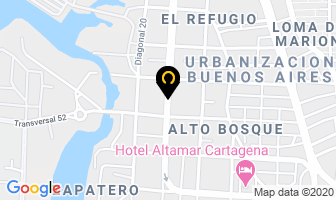 Mapa de Refrinorte Ltda. en Cartagena