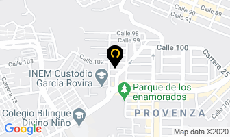 Mapa de Refrioaires S.a.s. en Bucaramanga