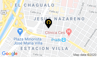 Mapa de Refriocentral en Medellín