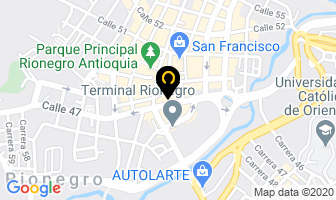 Mapa de Refrioriente Rionegro en Rionegro