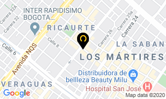 Mapa de Refriser Ltda. en Bogotá D.C