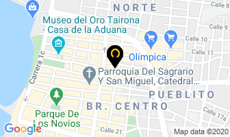 Mapa de Refriser Yule en Santa Marta