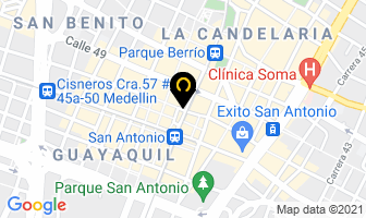 Mapa de Refugio Para La Salud en Medellín