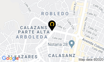 Mapa de Refugio Santa Ana en Medellín