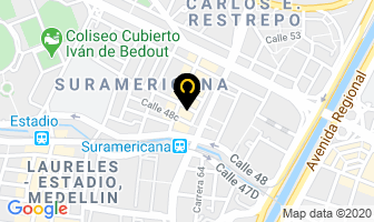 Mapa de Registradoras Tec en Medellín