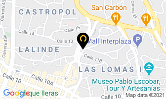 Mapa de Reino Unido Ltda. en Medellín