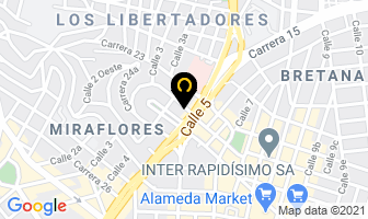 Mapa de Reinv3nt Publicidad S.a. en Cali