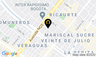 Mapa de Rejincol en Bogotá D.C