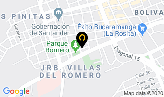 Mapa de Relieves Acero en Bucaramanga