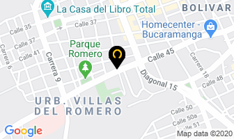 Mapa de Relieves Santander en Bucaramanga