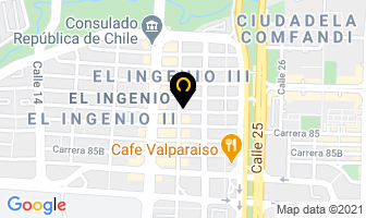 Mapa de Relieves Vasquez en Cali