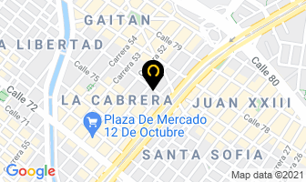 Mapa de Religiosas Sacramentinas en Bogotá D.C