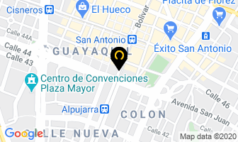 Mapa de Relojería Marvin en Medellín