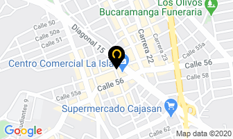 Mapa de Relojería Omar en Bucaramanga