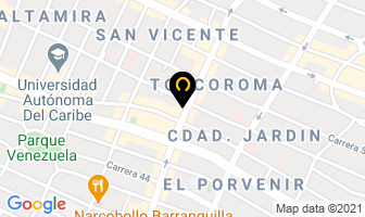 Mapa de Relojería Serviquartz en Barranquilla