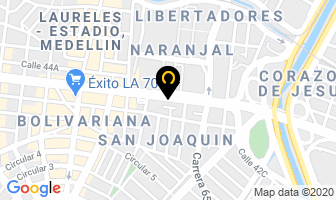 Mapa de Remates América en Medellín