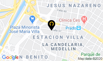 Mapa de Remates Y Excedentes Garcés en Medellín