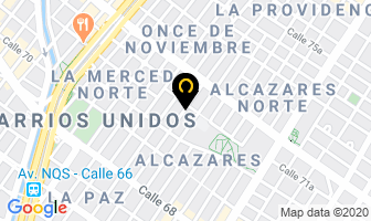 Mapa de Remolques Y Estructuras Dakarga en Bogotá D.C