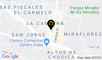 Mapa de Remontadora Manzi Subazar en Bogotá D.C
