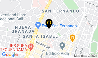 Mapa de Rengifo Muñoz Julio César en Cali