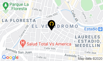 Mapa de Renta Carpas en Medellín