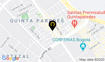 Mapa de Renta Displays Ltda en Bogotá D.C