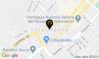 Mapa de Rentainmuebles en Chiquinquirá
