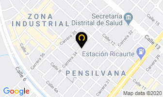 Mapa de Repair And Services Ltda. en Bogotá D.C