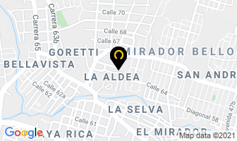 Mapa de Reparacion De Computadores en Medellín