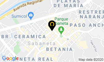 Mapa de Reparagas en Sabaneta