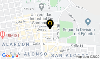 Mapa de Reparmaquinas en Bucaramanga