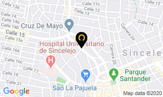 Mapa de Repostería Famy en Sincelejo