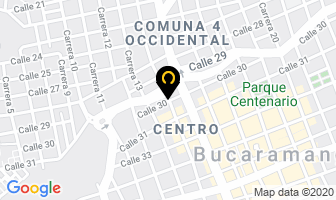 Mapa de Representaciones Balaguera en Bucaramanga