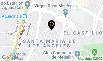 Mapa de Representaciones Cg S.a en Medellín