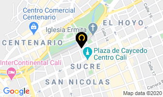 Mapa de Representaciones Comerciales E Industriales en Cali