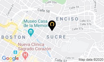 Mapa de Representaciones Gyt S.a.s en Medellín