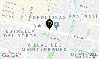Mapa de Representaciones Herrera en Bogotá D.C
