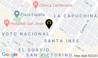Mapa de Representaciones Nosotros en Bogotá D.C