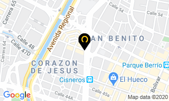 Mapa de Repuestos Accesorios Alex en Medellín