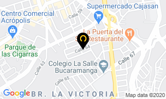 Mapa de Repuestos Aconfrios en Bucaramanga