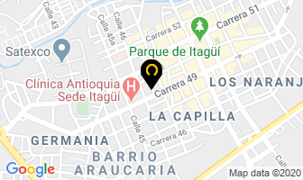 Mapa de Repuestos Automotores El Loro en Itaguí