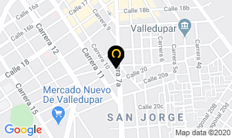 Mapa de Repuestos Beto en Valledupar
