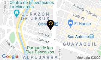 Mapa de Repuestos el manantial en Medellín