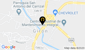 Mapa de Repuestos El Palenque Ltda en Girón