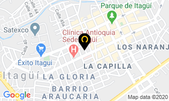 Mapa de Repuestos El Seguro en Itaguí