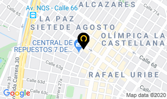 Mapa de Repuestos Gop en Bogotá D.C