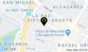 Mapa de Repuestos Subacol en Bogotá D.C
