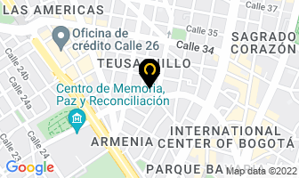 Mapa de Repujados De Metales Jamar en Bogotá D.C