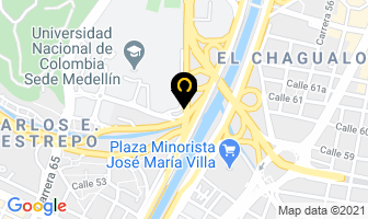 Mapa de Reservas Del Pacífico Ltda. en Medellín
